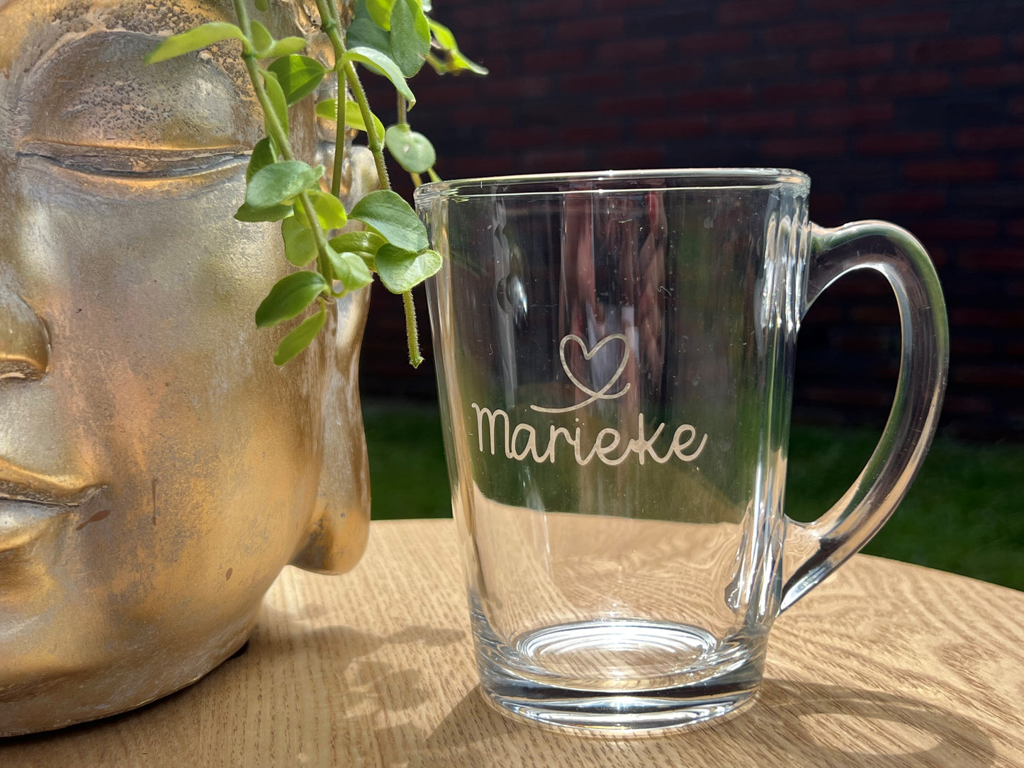 Theeglas gepersonaliseerd