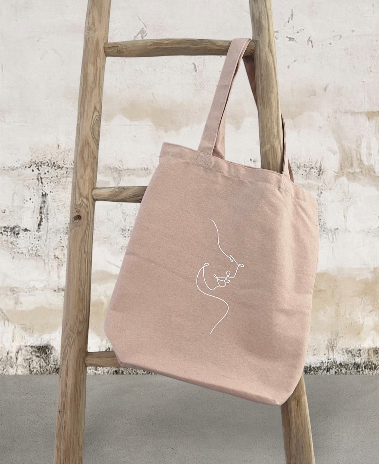 Katoenen shopper tas