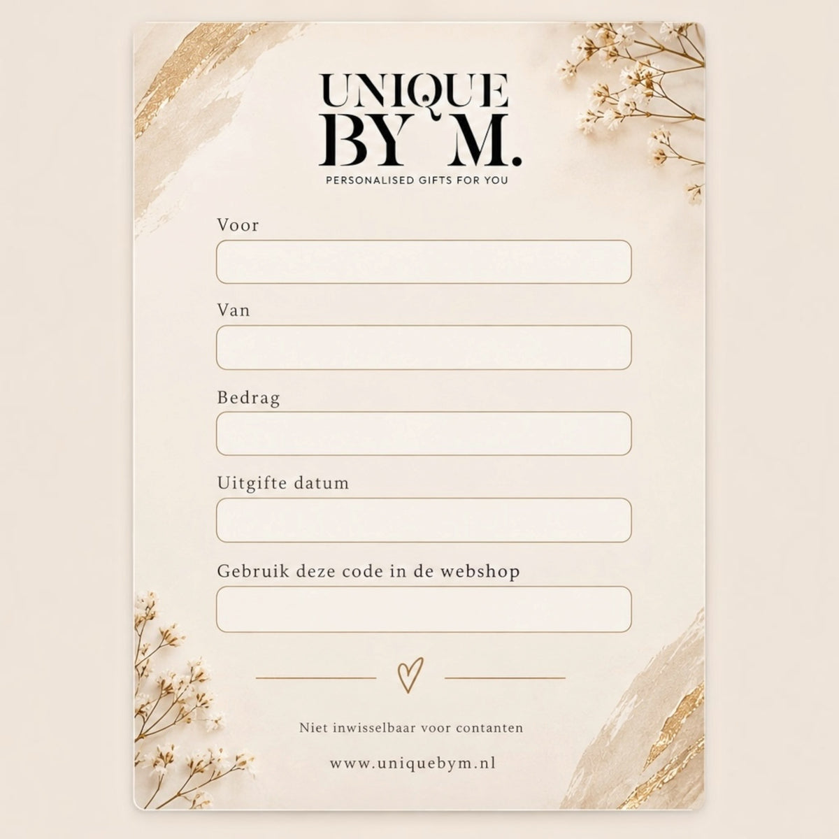 Unique by M. cadeaubon
