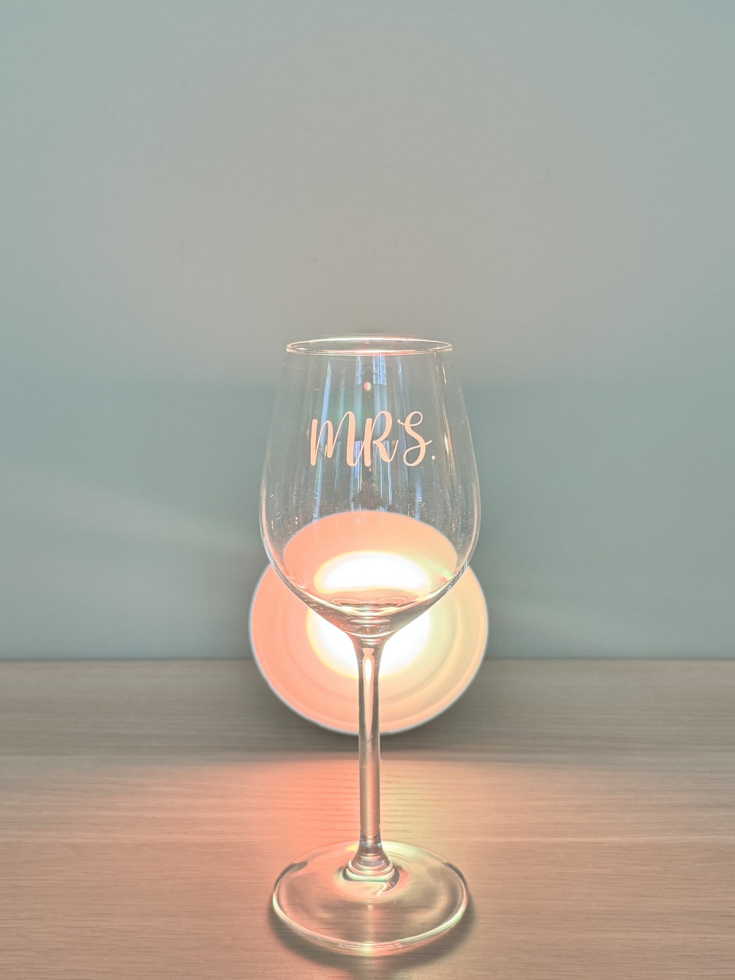 Wijnglas set Mr. & Mrs.