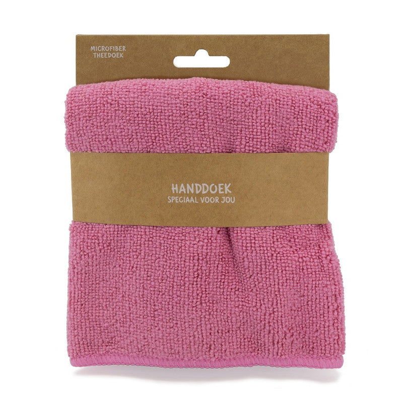 Handdoek roze