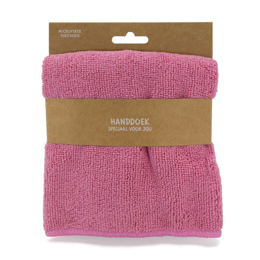 Handdoek roze