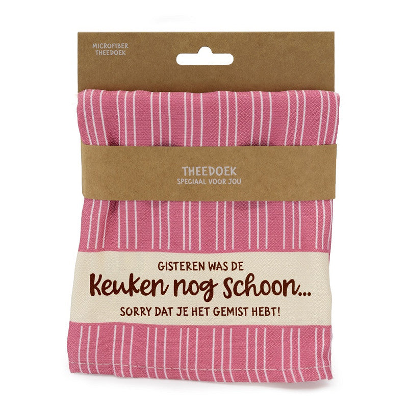 Keuken nog schoon