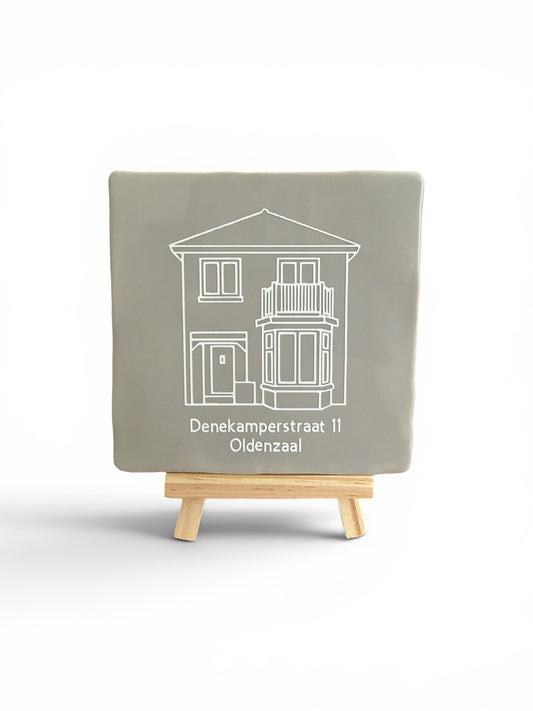 Gepersonaliseerde tegeltjes 10 x 10 cm