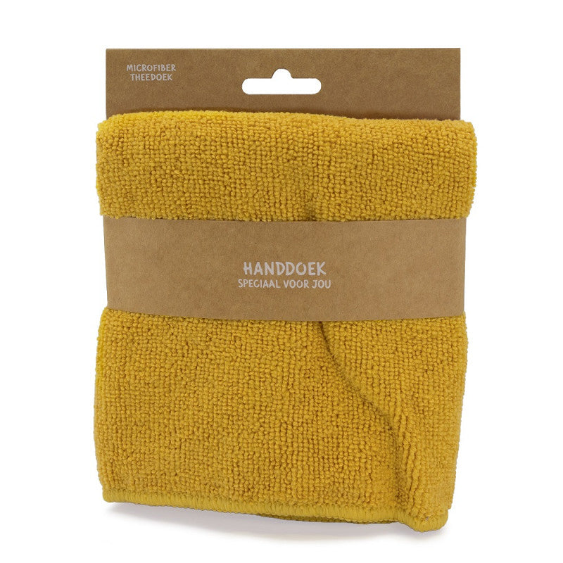 Handdoek geel