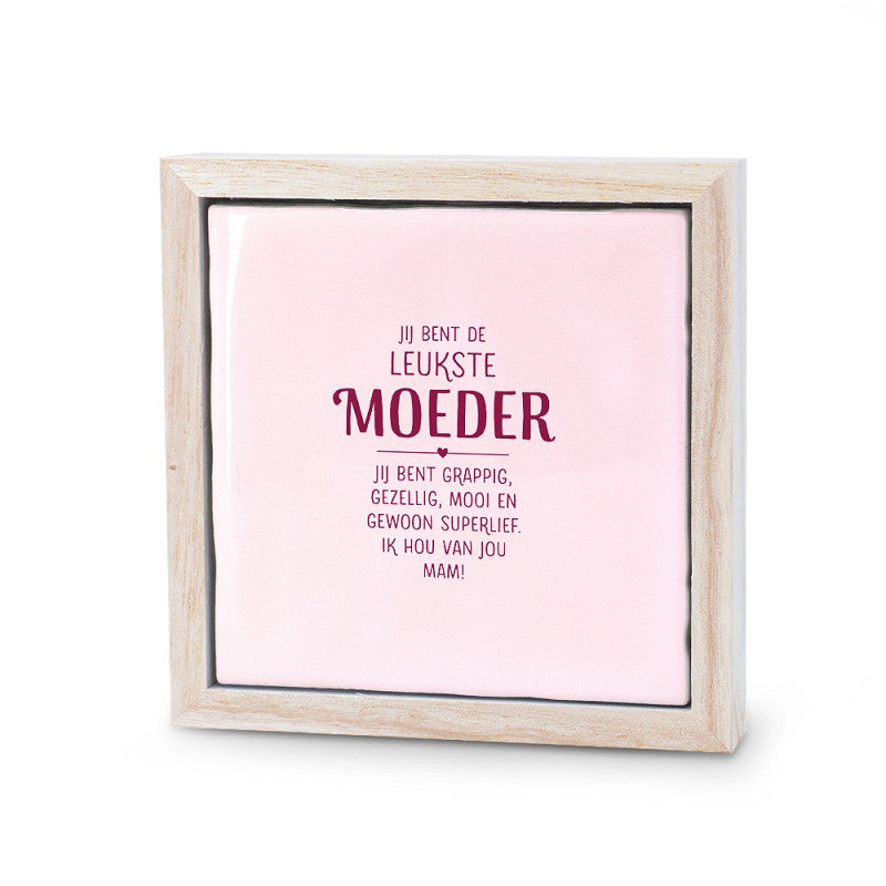Liefs in een lijstje moeder