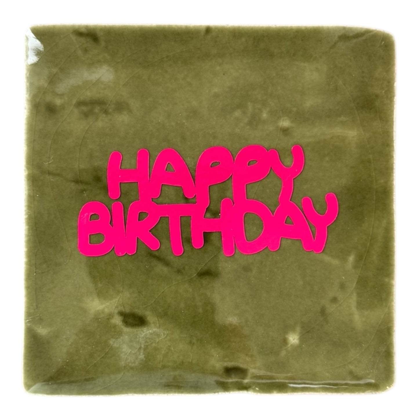 Tegeltje Happy Birthday