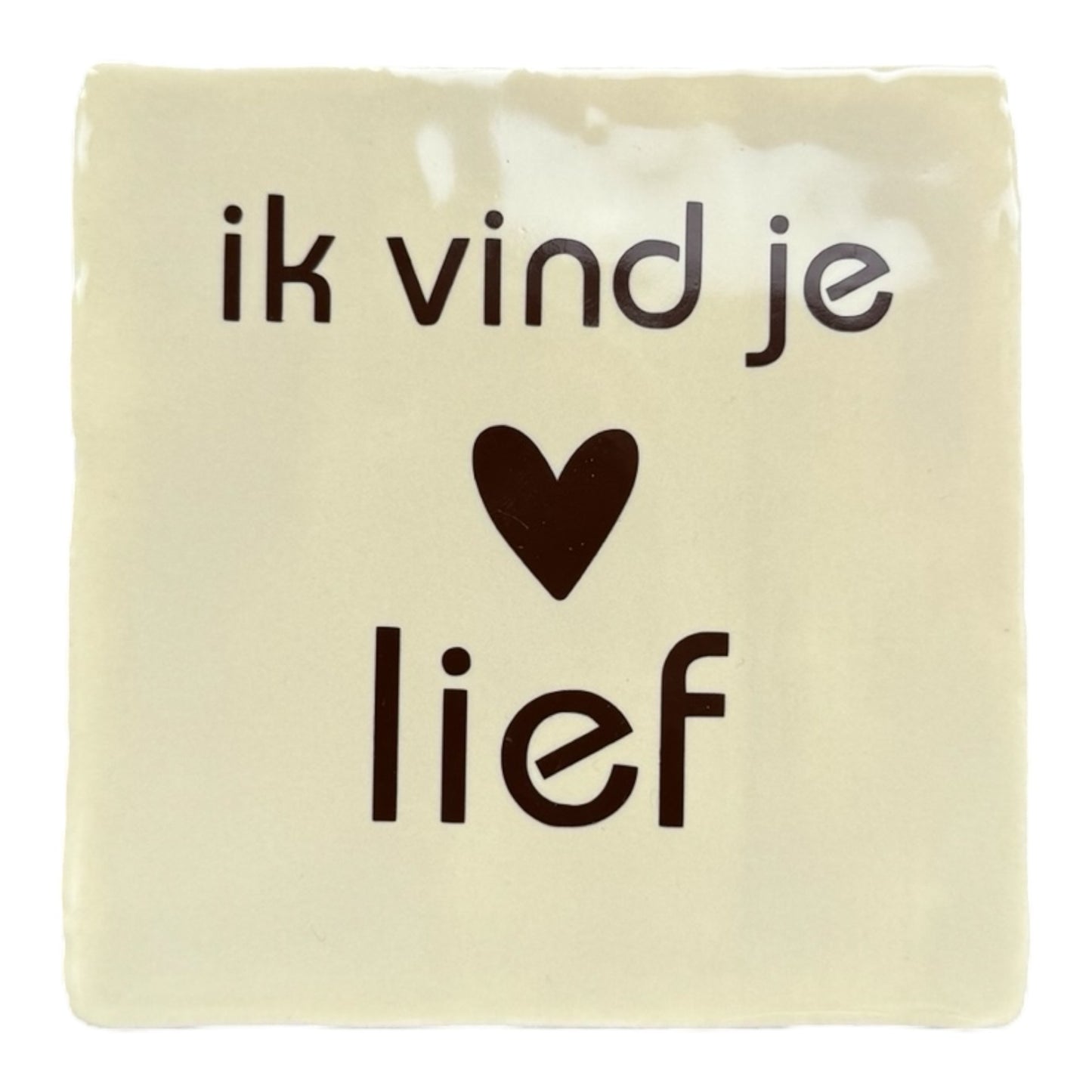 Tegeltje Ik vind je lief