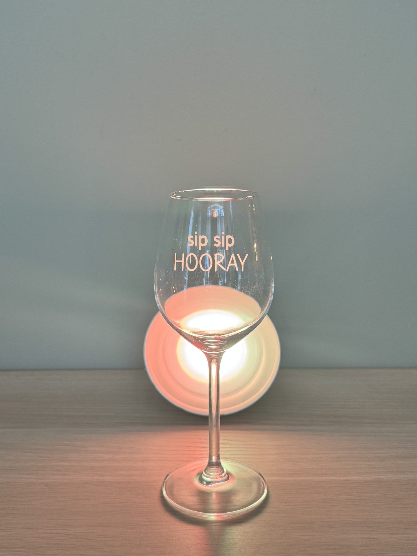 Wijnglas Sip sip Hooray