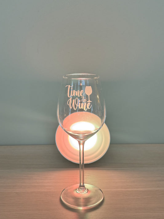 Wijnglas Time to Wine
