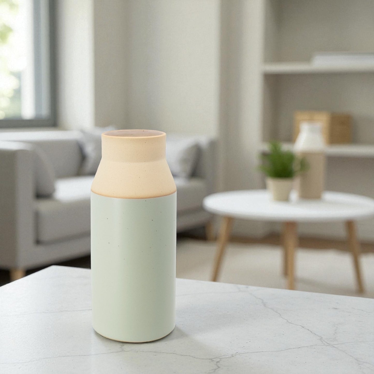 Decoratieve vaas groen