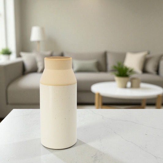 Decoratieve vaas wit